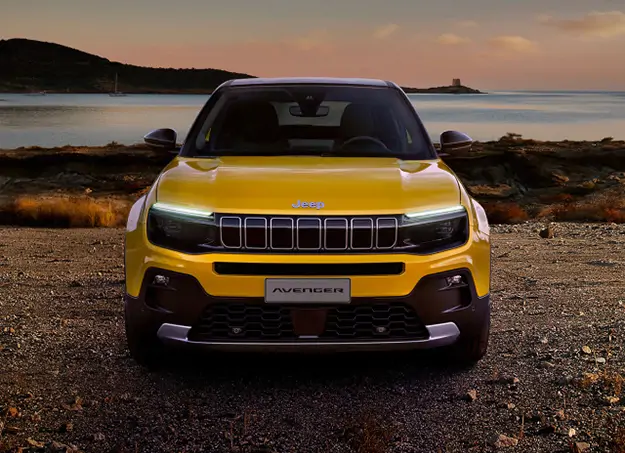 Vue avant du Jeep Avenger